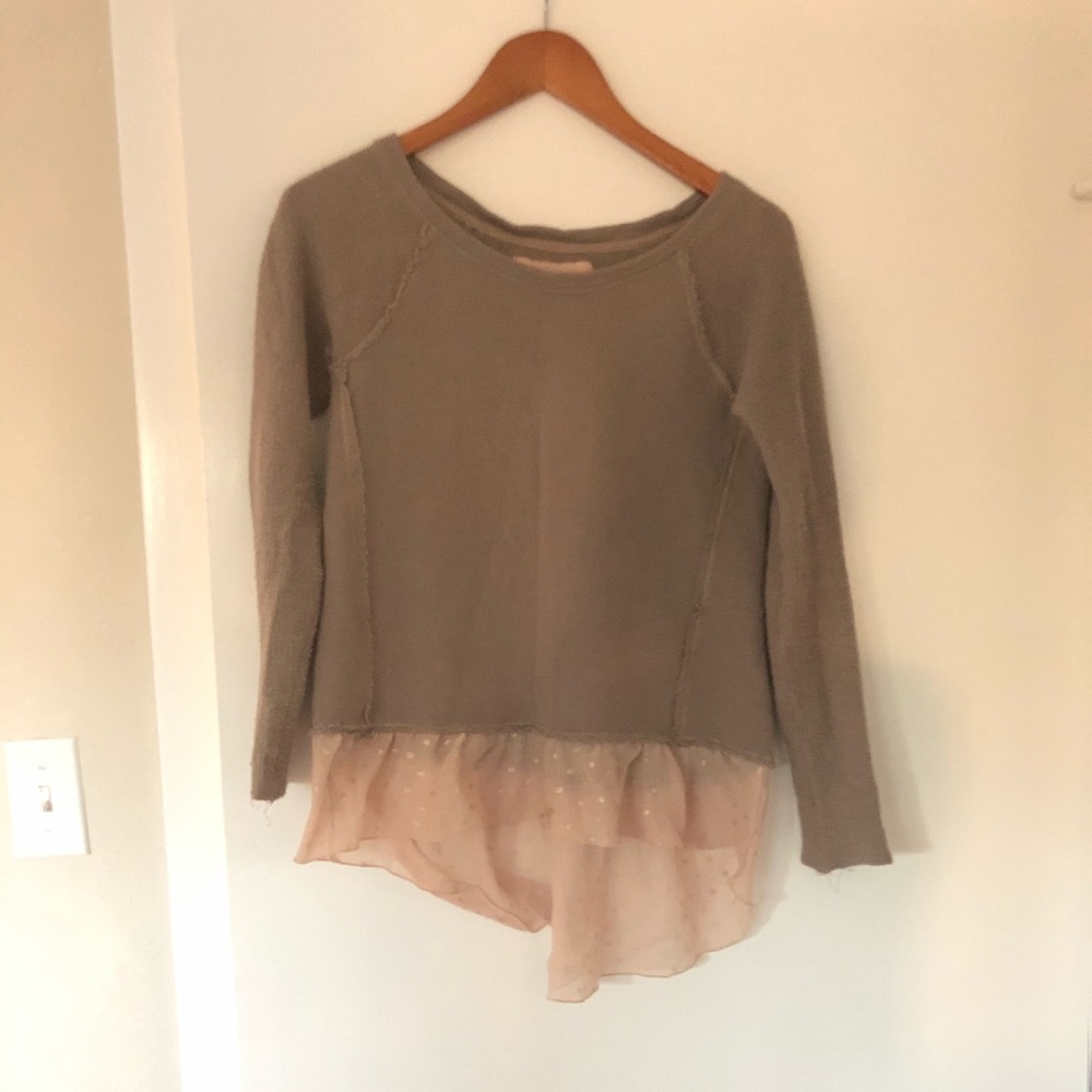 Anthropologie Deletta Rugby Sweatshirt
